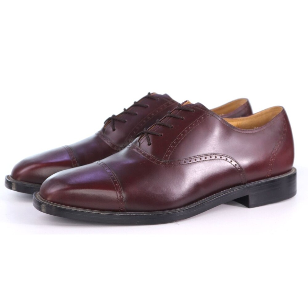 Rockport Men's Cap Toe Dress Shoes Size 10 (W) Wide Leather Burgundy APM1141E